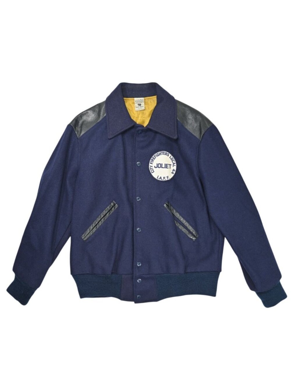 Kaye Bros City LAFF Local 44 Vintage Award Jacket in Blue